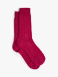 hush Murica Cashmere Blend Socks, Raspberry Pink