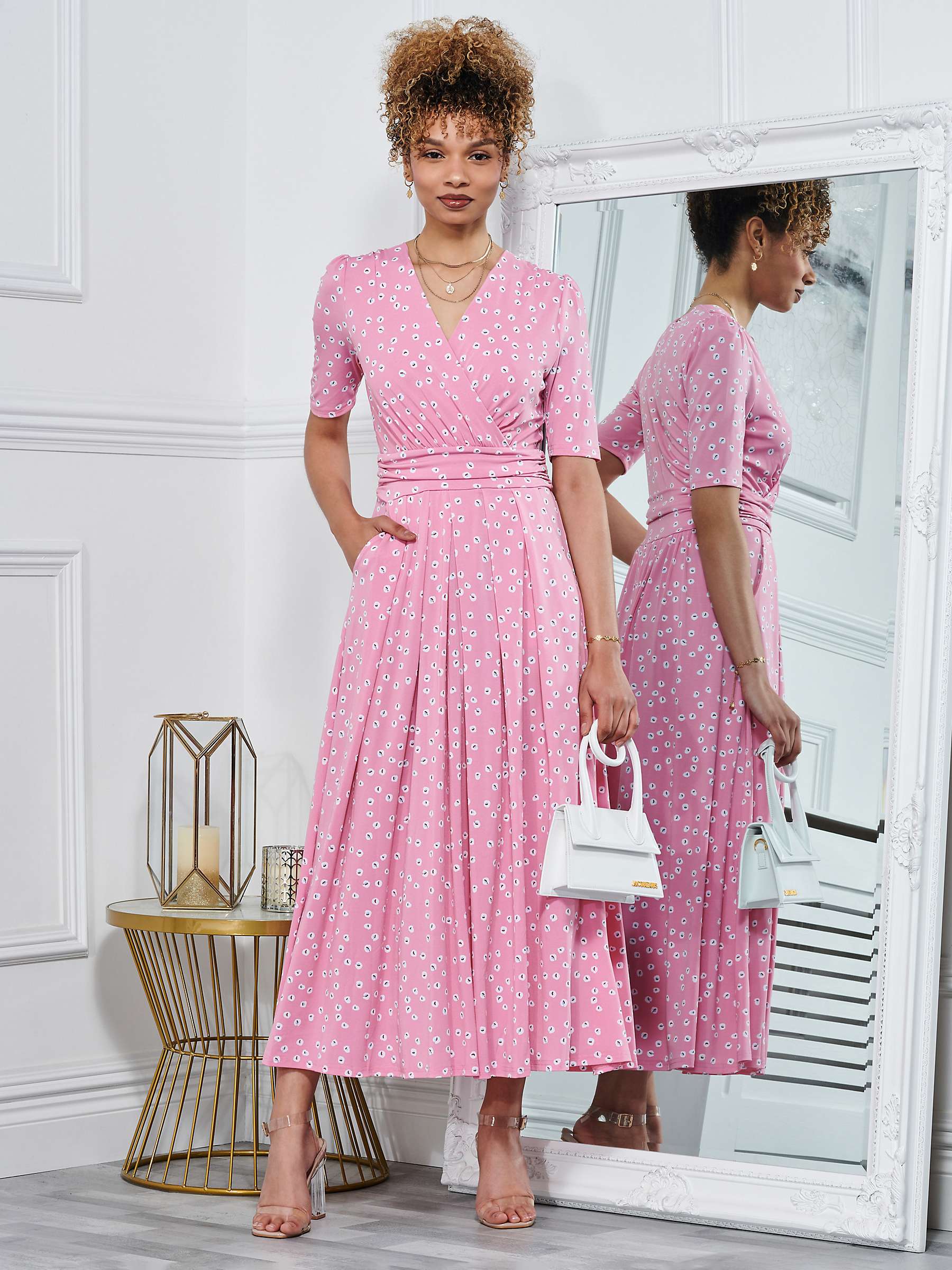 Buy Jolie Moi Lyanna Wrap Front Maxi Dress Online at johnlewis.com