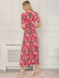 Jolie Moi Gillian Floral Maxi Dress, Cerise