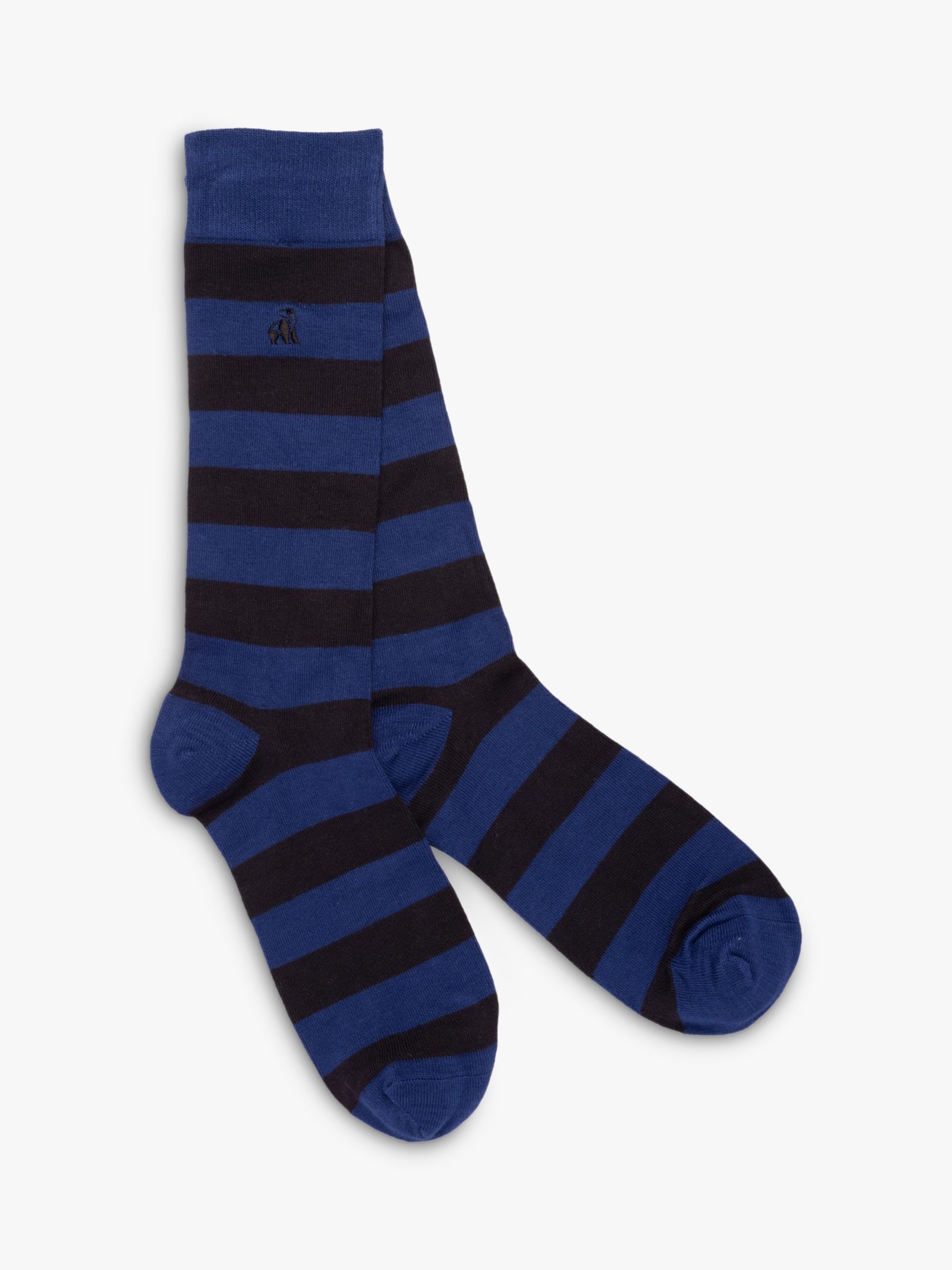 Swole Panda Spots & Stripes Comfort Cuff Bamboo Socks, Pack of 4, Multi, 7-11