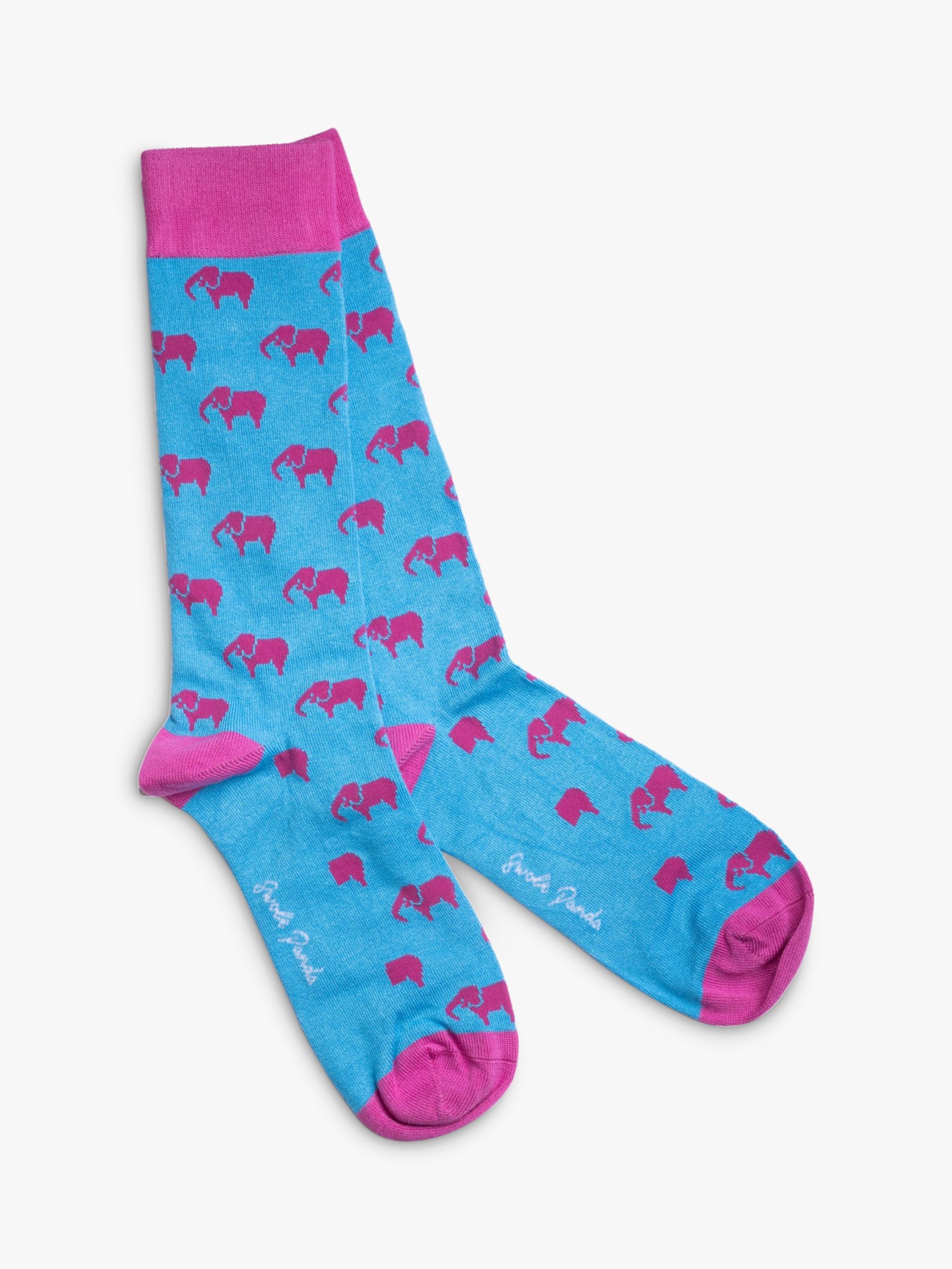 Buy Swole Panda Flamingos & Elephants Bamboo Socks, Pack of 4, Multi Online at johnlewis.com