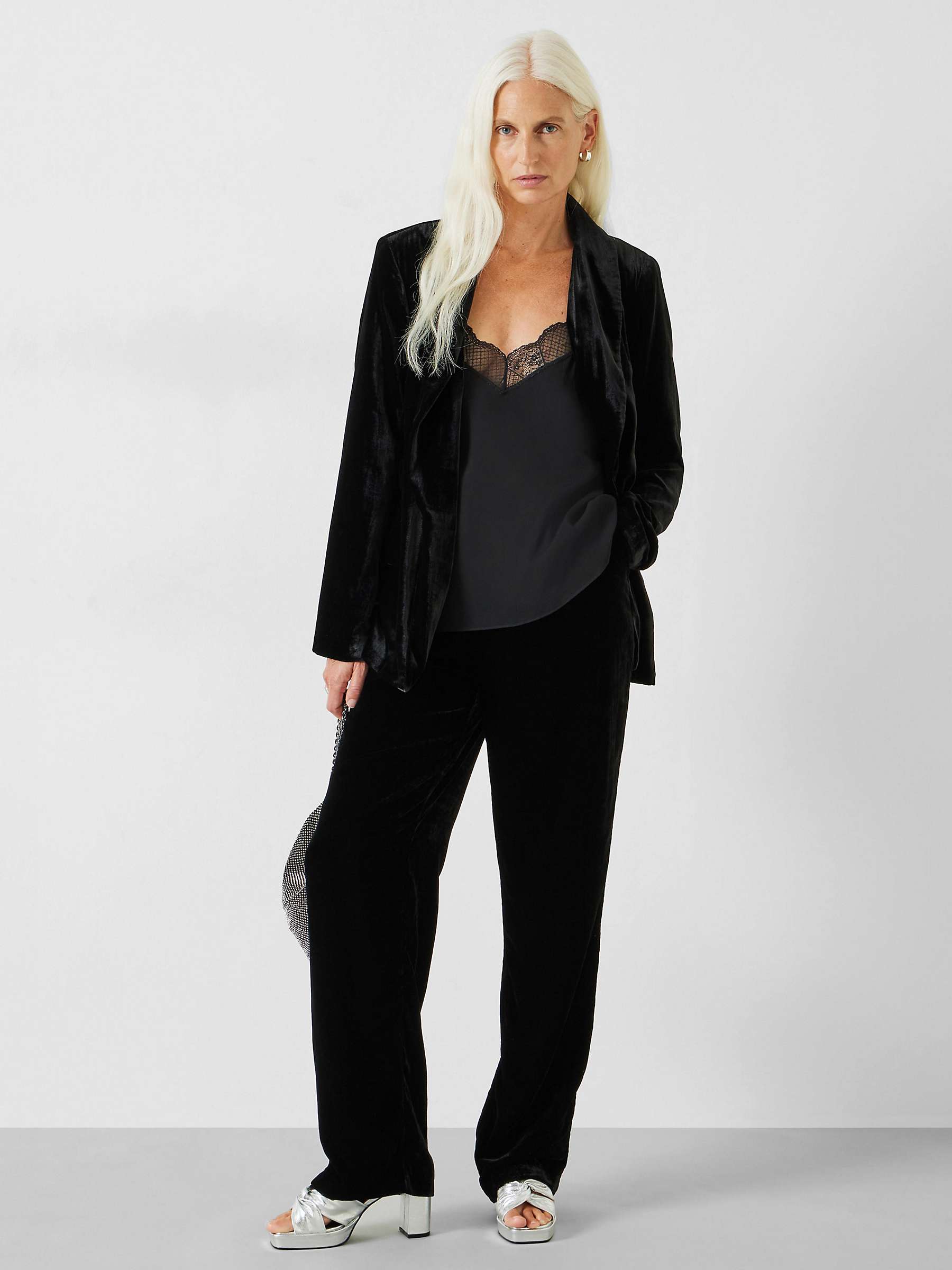 Buy HUSH Marina Velvet Blazer Online at johnlewis.com