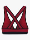 Davy J The Active Bikini Top, Red/Black