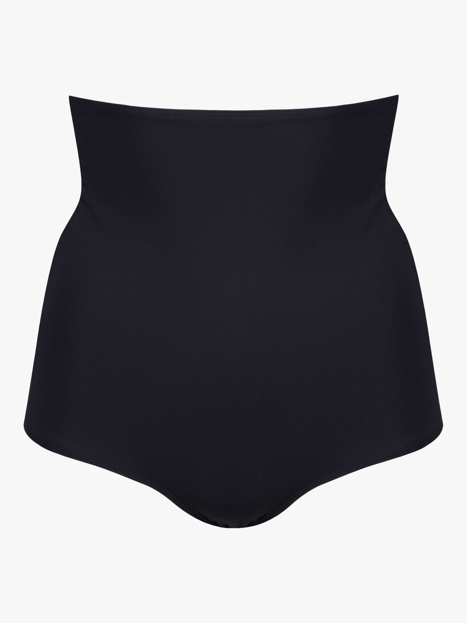 Davy J Jones High Waisted Bikini Briefs, Black/Olive Lining, 8