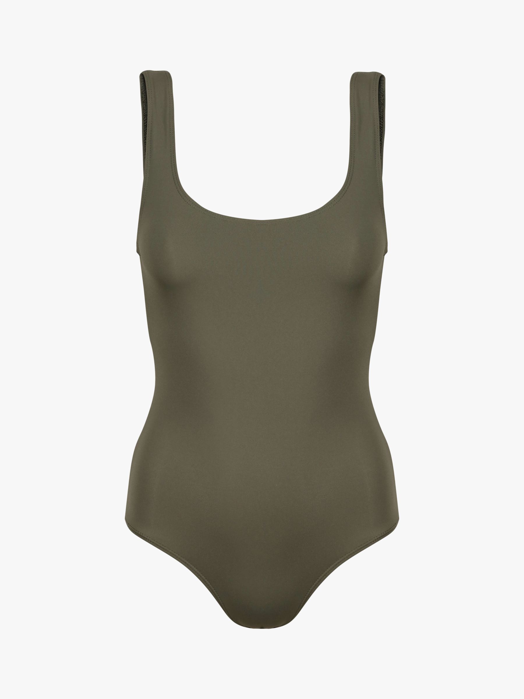 Davy J The Classic Crossback Swimsuit, Olive, 6-8