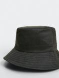 Mango Cotton Blend Bucket Hat, Khaki