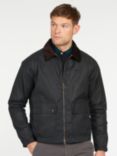Barbour Dom Waxed Jacket, Navy