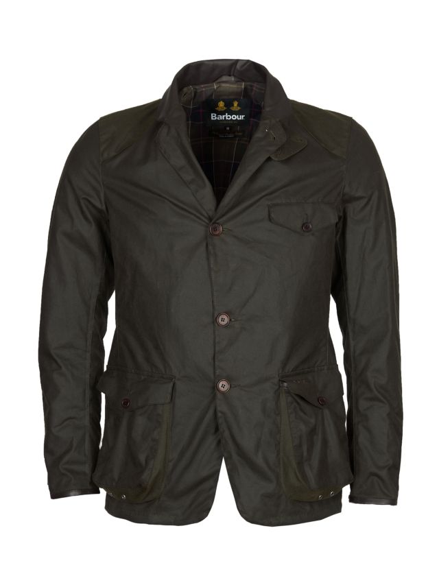 Barbour Beacon Sports Wax Jacket, Olive, S