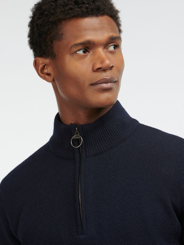 Barbour holden best sale half zip sweater