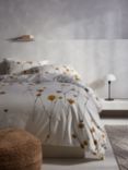 Mother of Pearl Floral Organic Cotton Duvet Cover Set