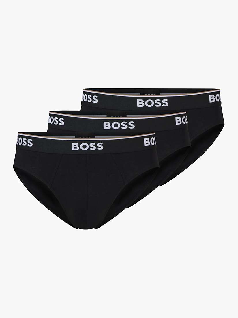 Buy BOSS Stretch Power Briefs, Pack of 3 Online at johnlewis.com