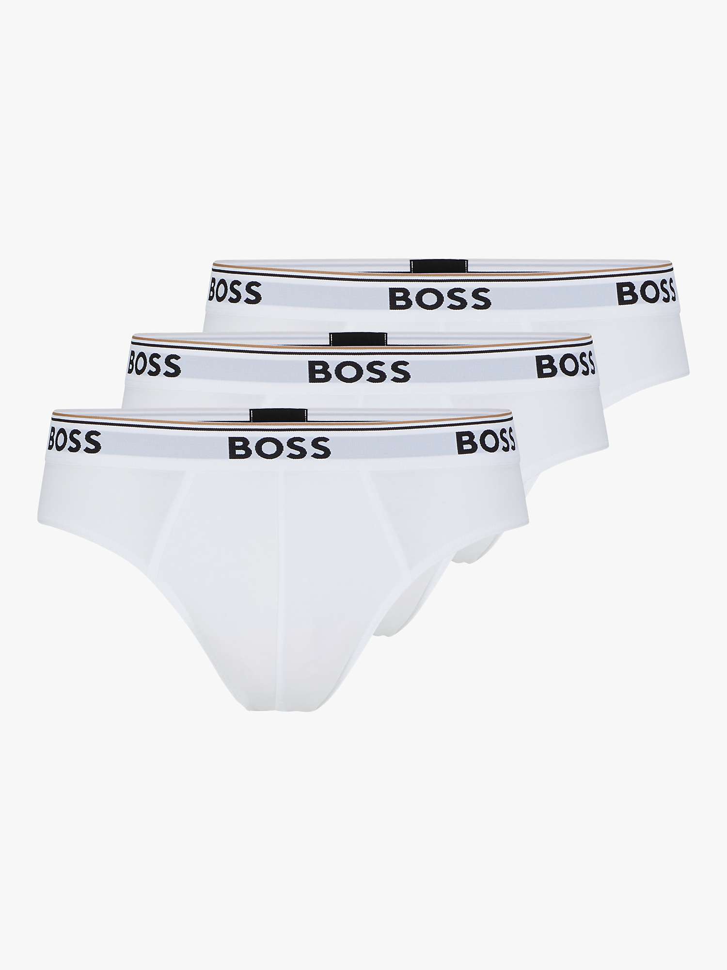 Buy BOSS Stretch Power Briefs, Pack of 3 Online at johnlewis.com