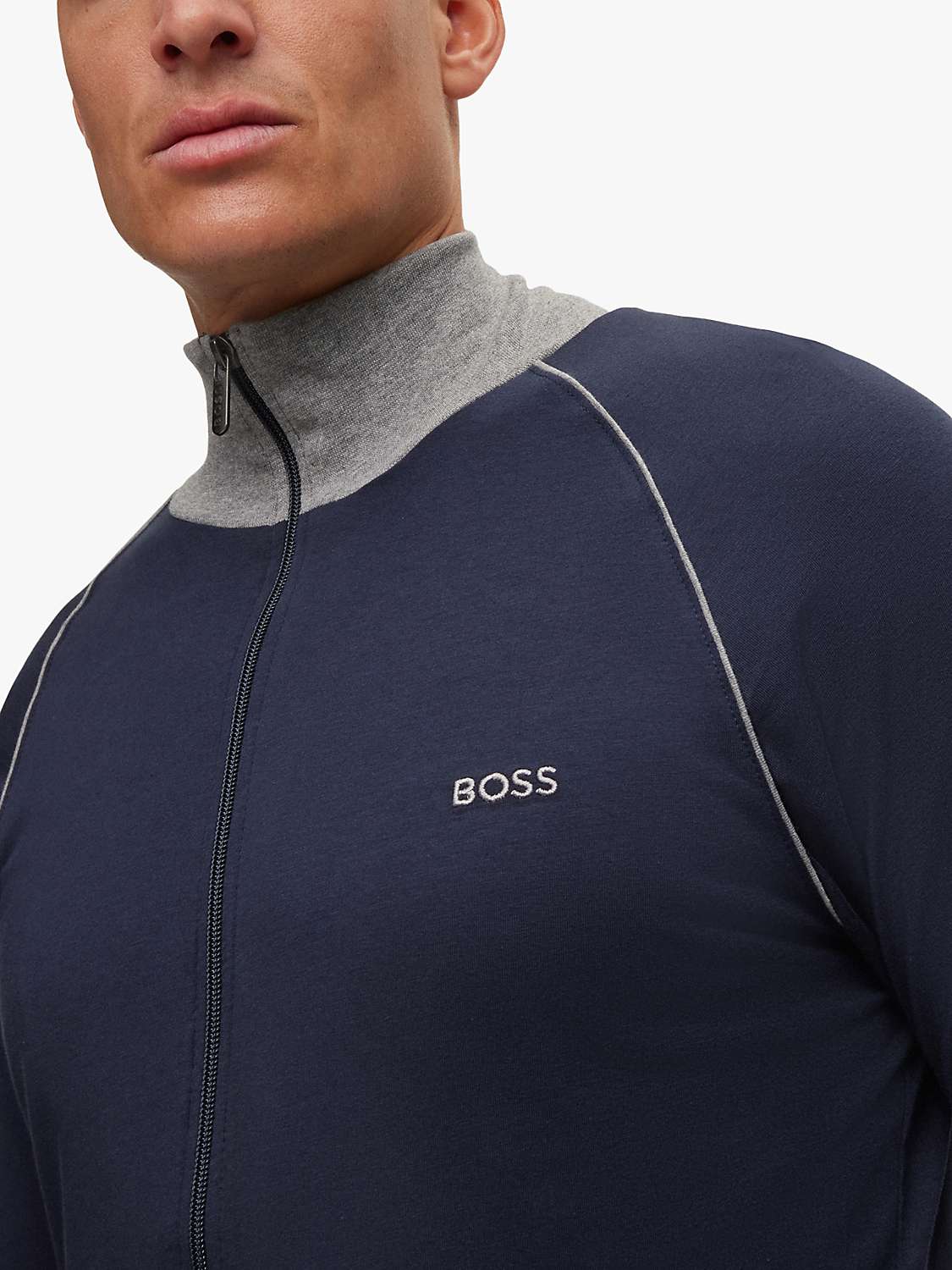 Buy BOSS Mix & Match Zip Front Sweatshirt Online at johnlewis.com