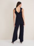 Phase Eight Atlanta Burnout Wide Leg Jumpsuit, Navy