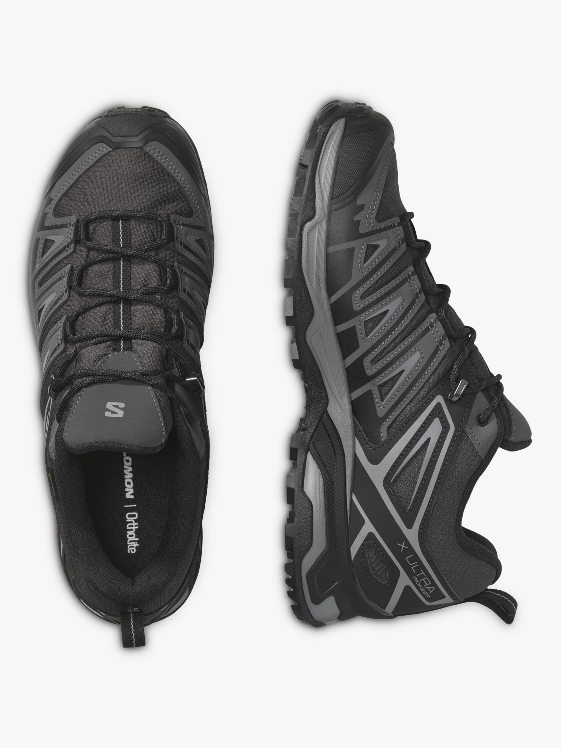 Salomon X Ultra Pioneer Men's Waterproof Gore-Tex Shoes, Phantom/Black Lewis & Partners