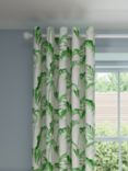 Sanderson Palm House Pair Lined Eyelet Curtains, Mint