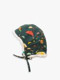 Little Green Radicals Kids' Windy Day Sherpa Fleece Hat, Green
