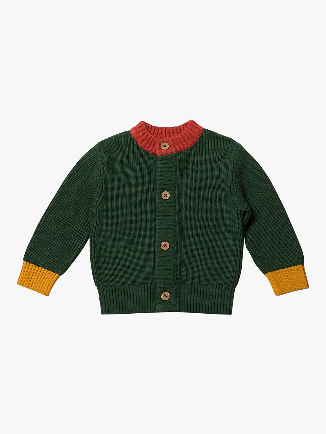 Buy Little Green Radicals Kids' From One to Another Snuggly Knitted Cardigan Online at johnlewis.com