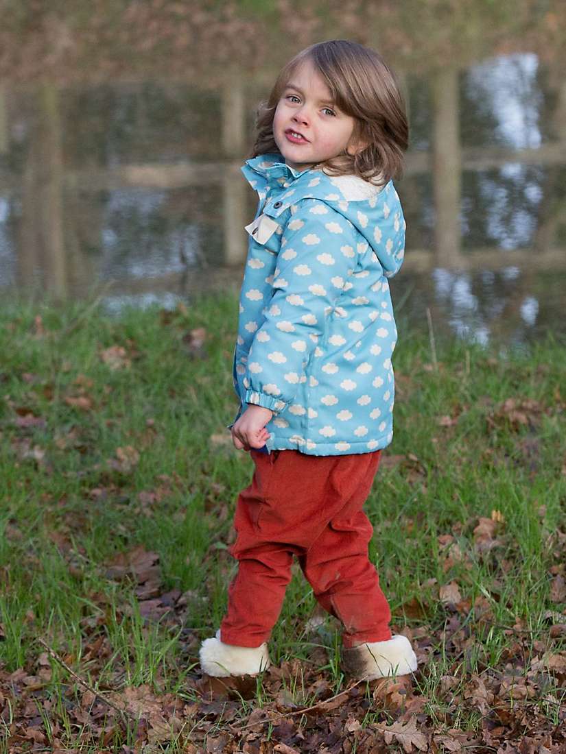 Buy Little Green Radicals Kids' Cloud Waterproof Raincoat, Light Blue Online at johnlewis.com