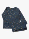 Little Green Radicals Kids' Twinkle Twinkle Pyjama Set, Navy