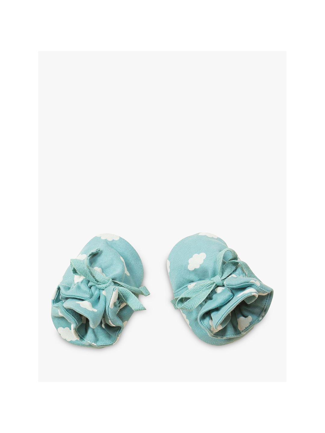 Little Green Radicals Baby Fluffy Cloud Baby Booties, Blue