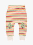 Little Green Radicals Kids' Knee Patch Tree Joggers, Red
