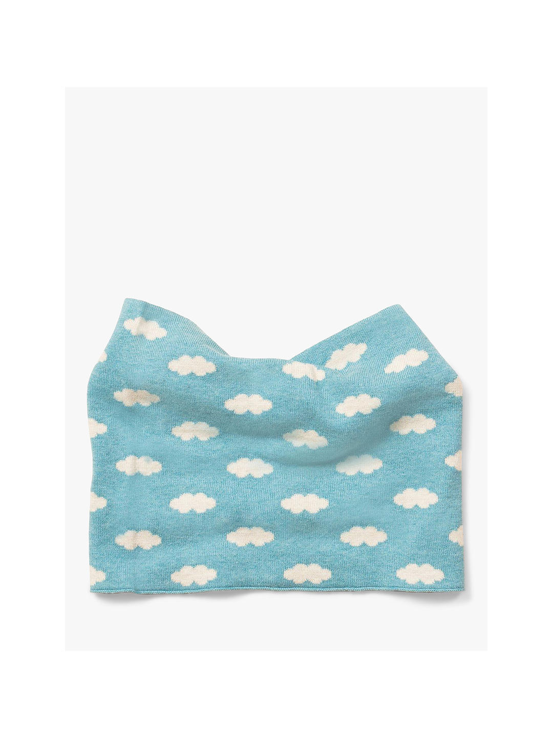 Little Green Radicals Kids' Fluffy Cloud Knitted Snood, Blue