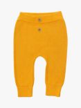 Little Green Radicals Kids' Knitted Joggers, Gold