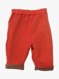 Little Green Radicals Baby Day After Day Reversible Trousers, Red