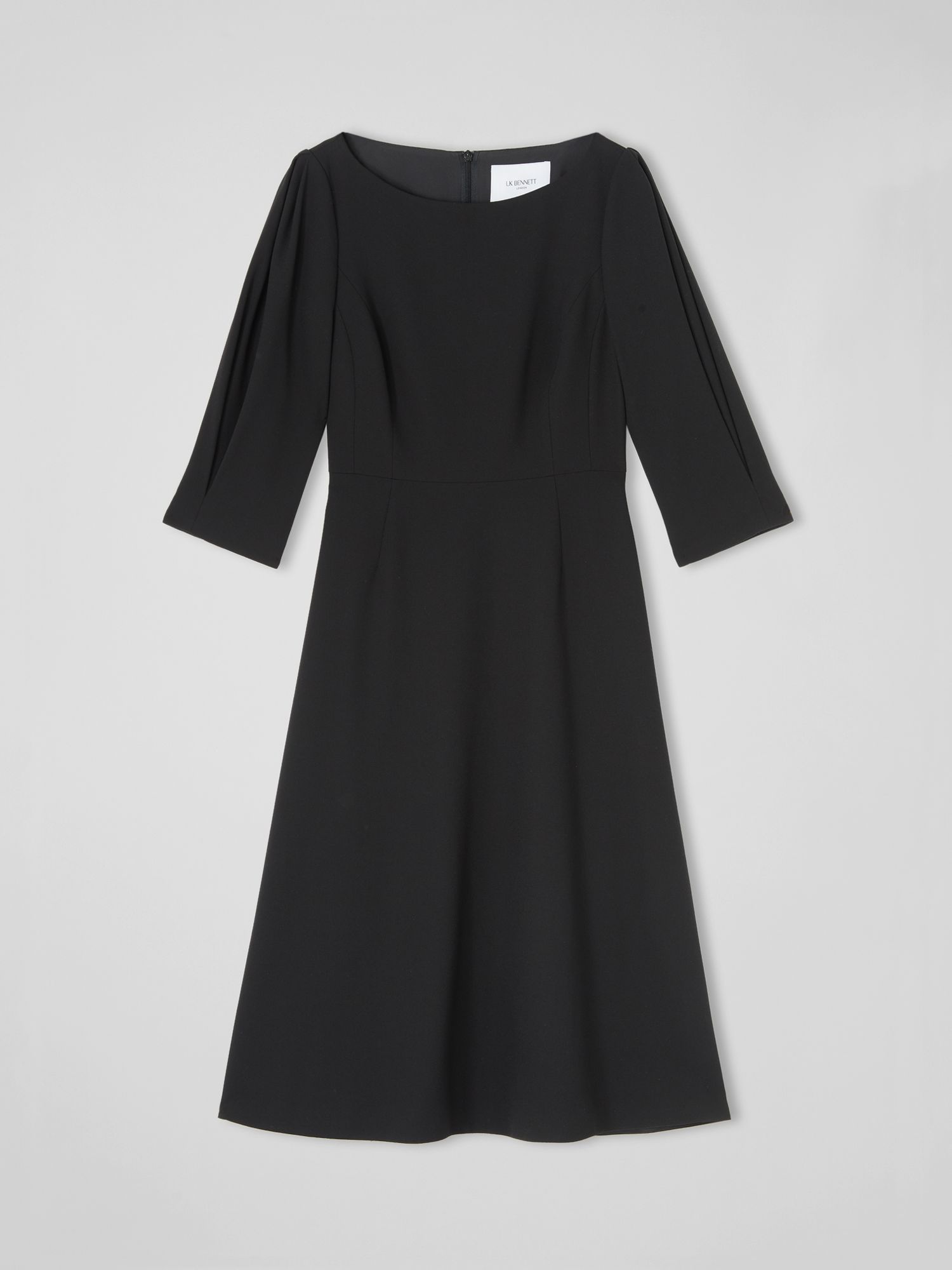 L.K.Bennett Lemoni Midi Dress, Black at John Lewis & Partners