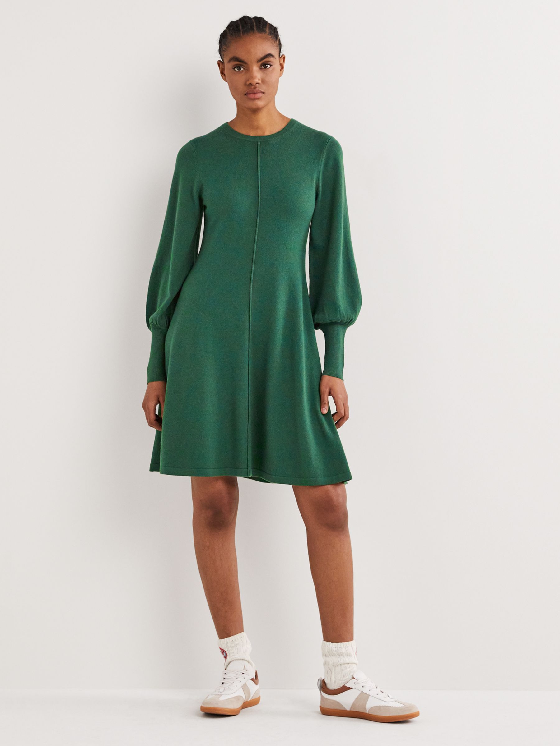 Boden Cashmere and Wool Blend Knitted Mini Dress