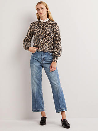 Boden Cropped Flared Jeans
