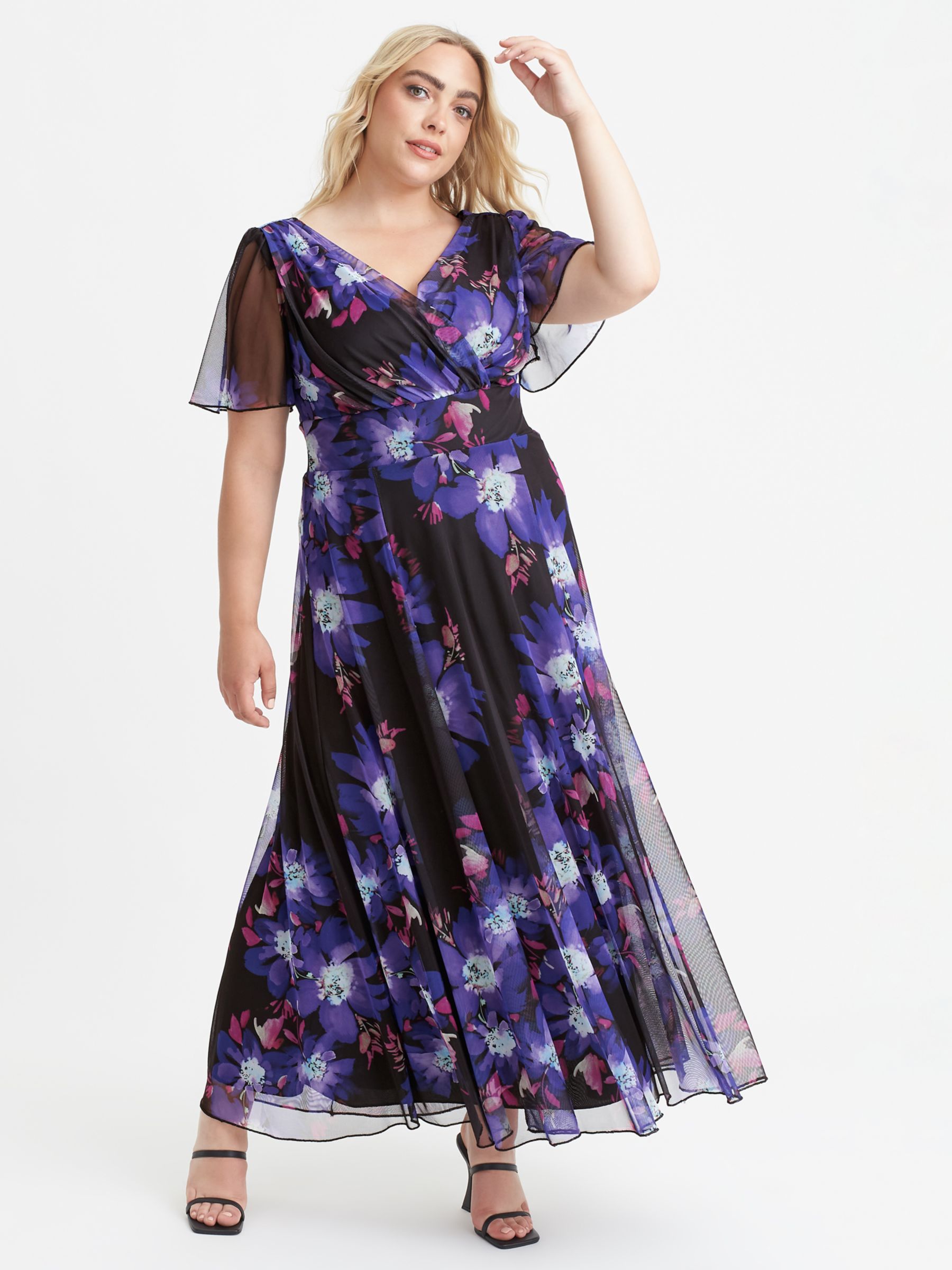 Scarlett and jo shop chiffon maxi dress