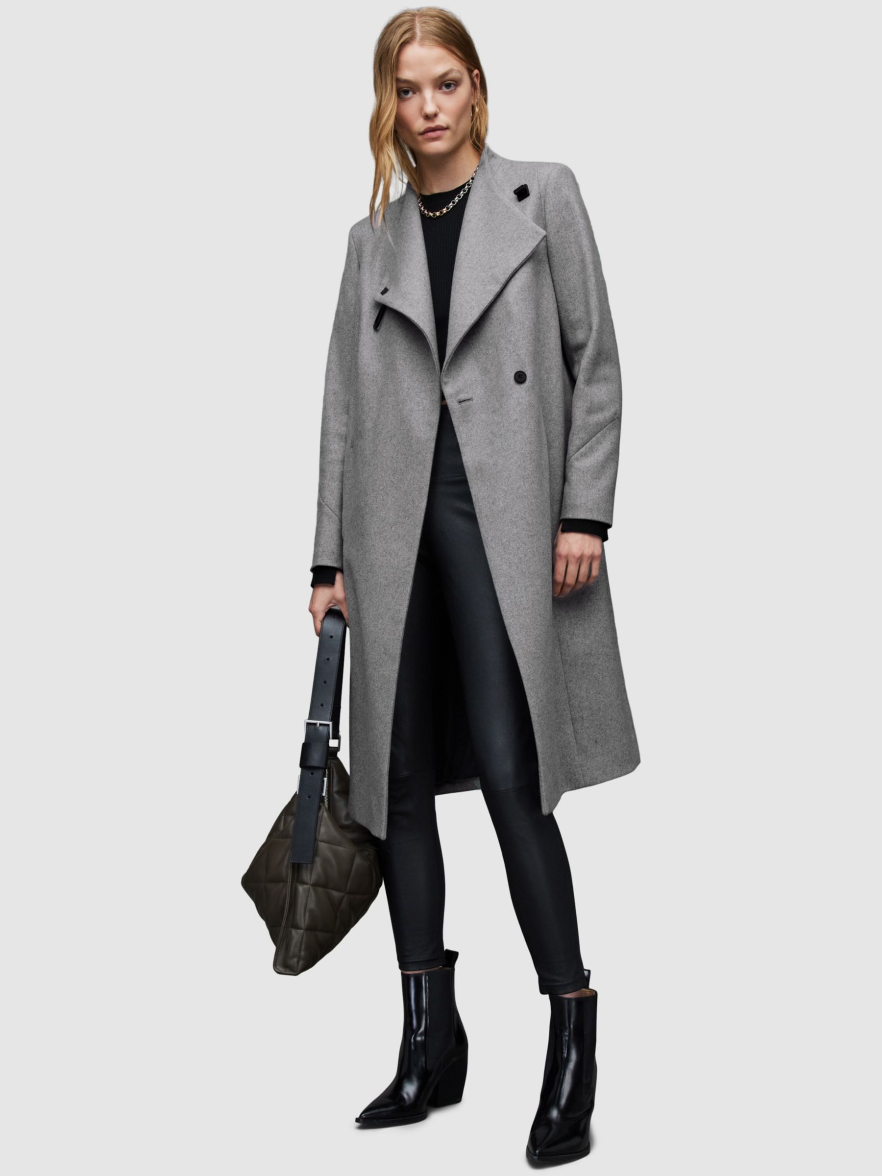 cashmere grey coat