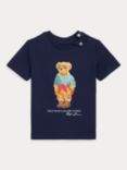 Ralph Lauren Baby Holiday Bear T-Shirt, Cruise Navy