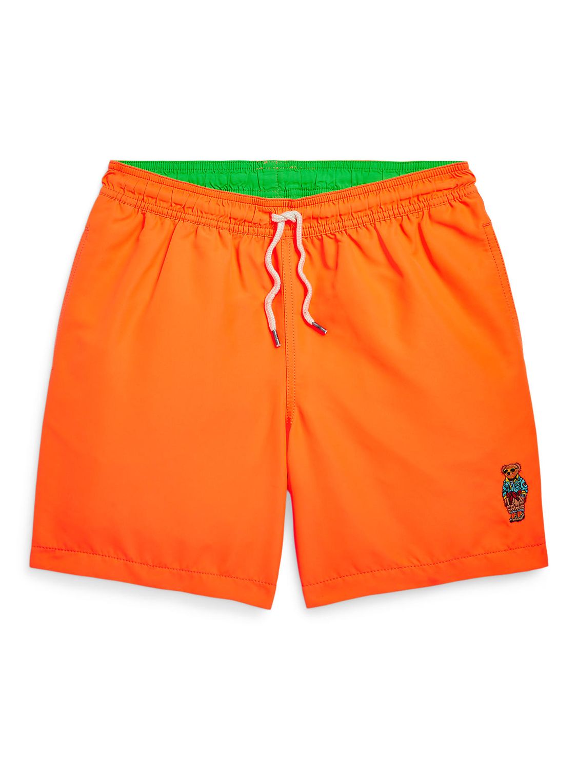 Ralph Lauren Kids' Polo Bear Swim Shorts, Blaze Orange at John Lewis &  Partners