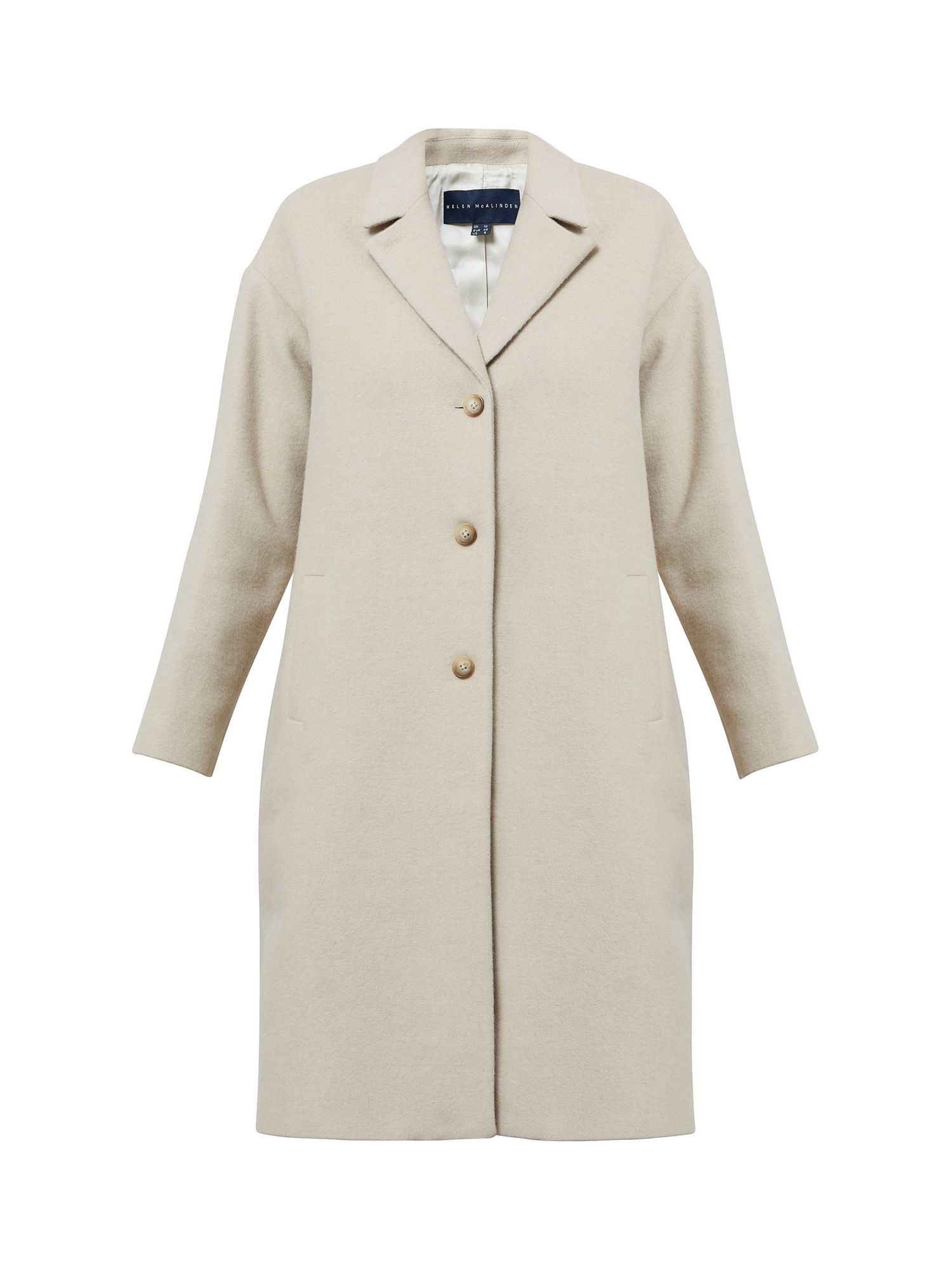 Buy Helen McAlinden Patsy Wool Blend Coat, Warm Quartz Online at johnlewis.com