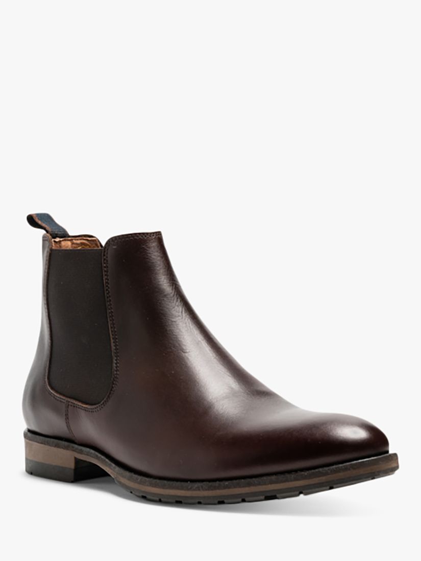 Rodd & Gunn Murphys Road Leather Chelsea Boots, Chocolate at John Lewis ...