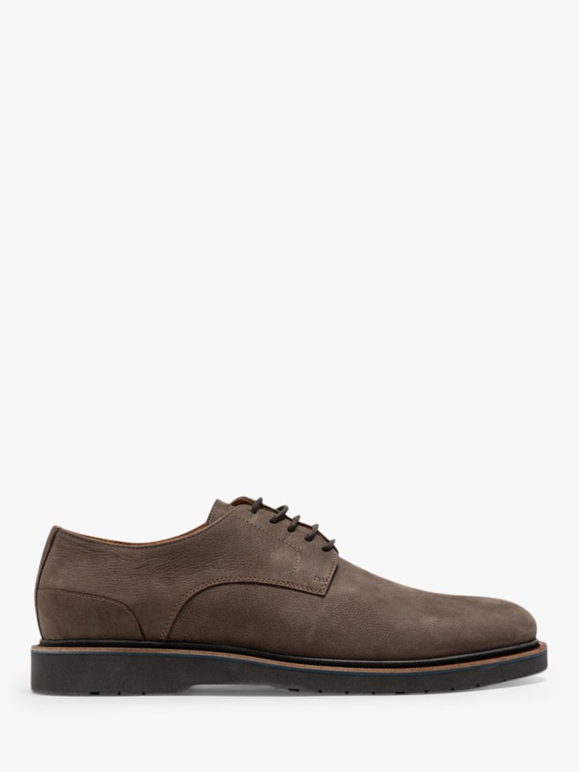 Rodd & Gunn Burswood Leather Derby Lace Up Shoes, Coffee at John Lewis ...