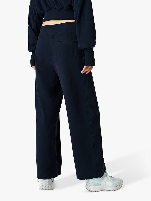 Sweaty Betty Serine Luxe Fleece Pant, Navy Blue at John Lewis & Partners
