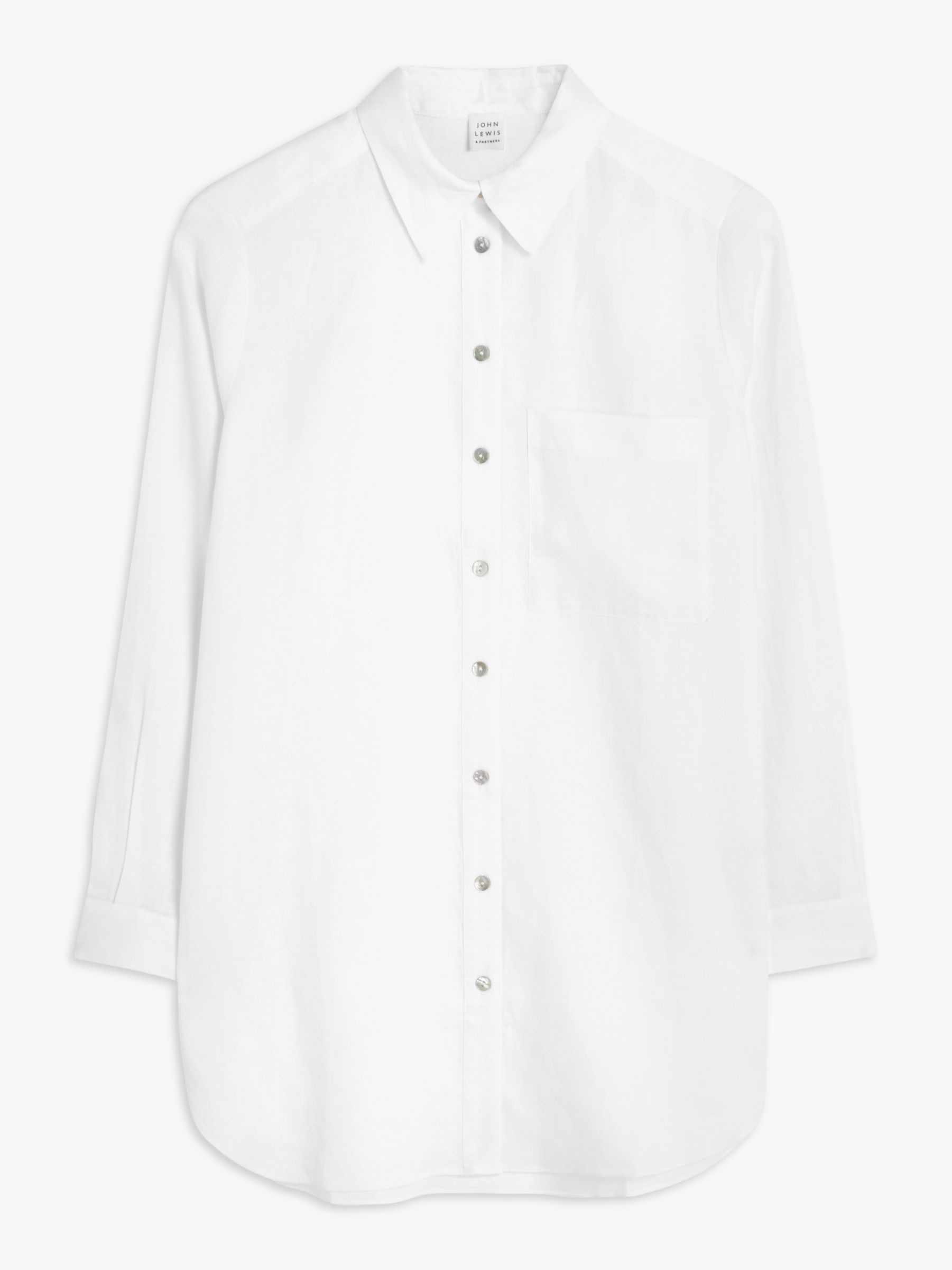 John Lewis Longline Linen Shirt