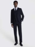Moss Tailored Fit Wool Blend Suit Jacket, Black