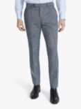 Moss Slim Fit Puppytooth Suit Trousers, Blue