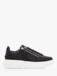 Moda in Pelle Amici Leather Flatform Trainers, White