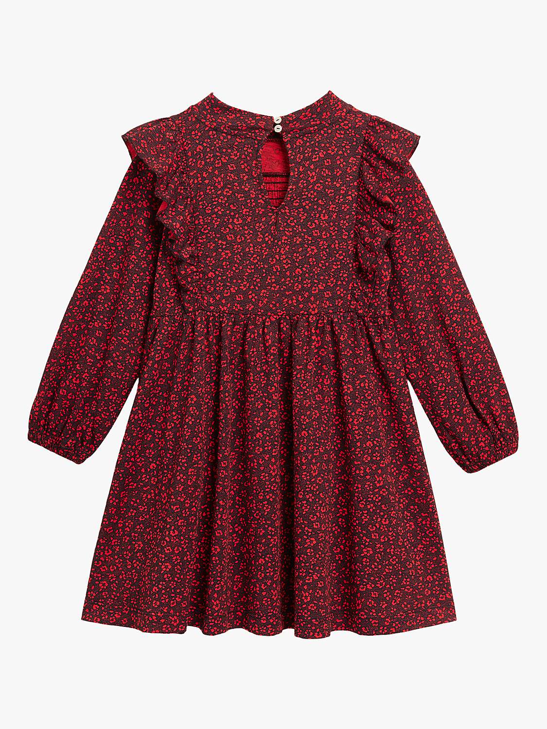 Buy Whistles Kids' Pansy Dot Una Dress, Red/Multi Online at johnlewis.com