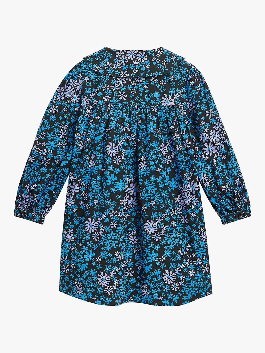 Buy Whistles Kids' Sofia Boho Floral Print Dress, Blue/Multi Online at johnlewis.com