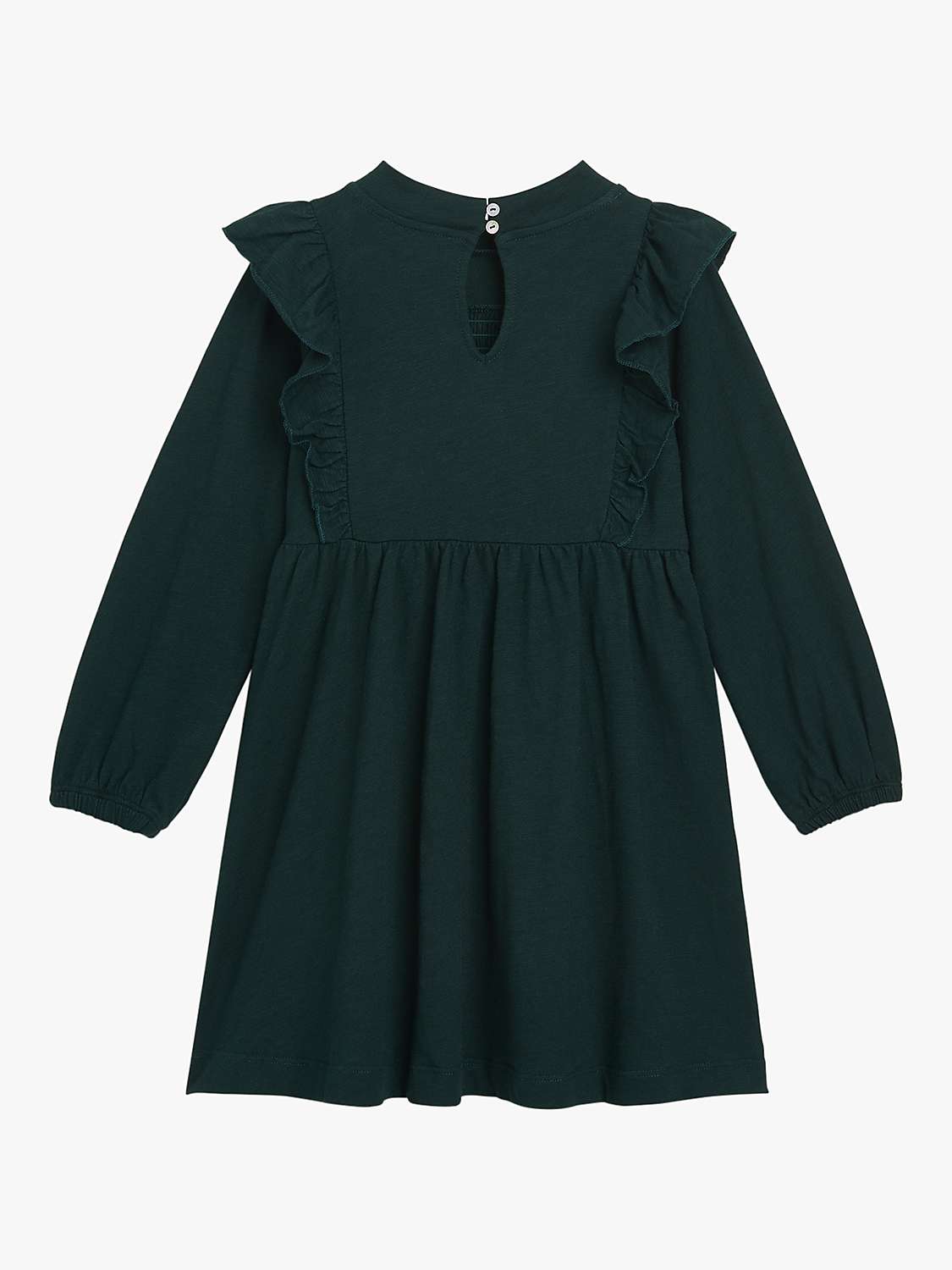 Buy Whistles Kids' Una Tunic Dress, Dark Green Online at johnlewis.com