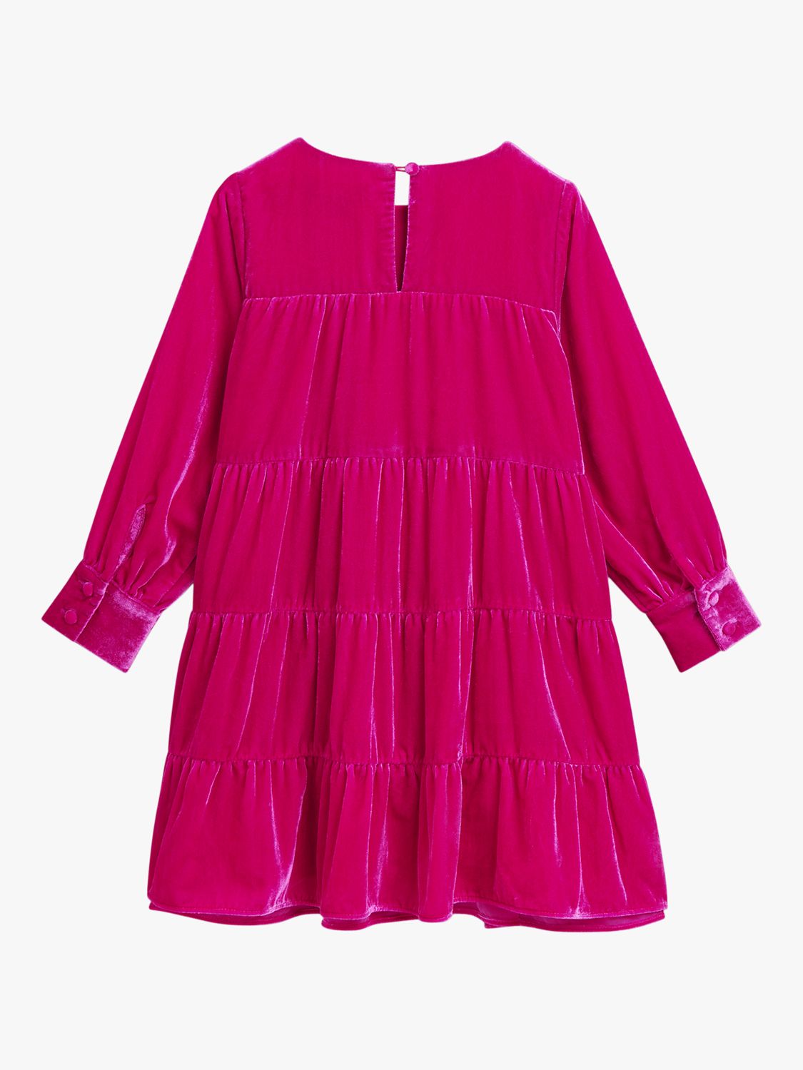 Pink Vilimina Silk Mix Velvet Dress, WHISTLES