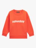 Whistles Kids' Saturday Sweatshirt, Red