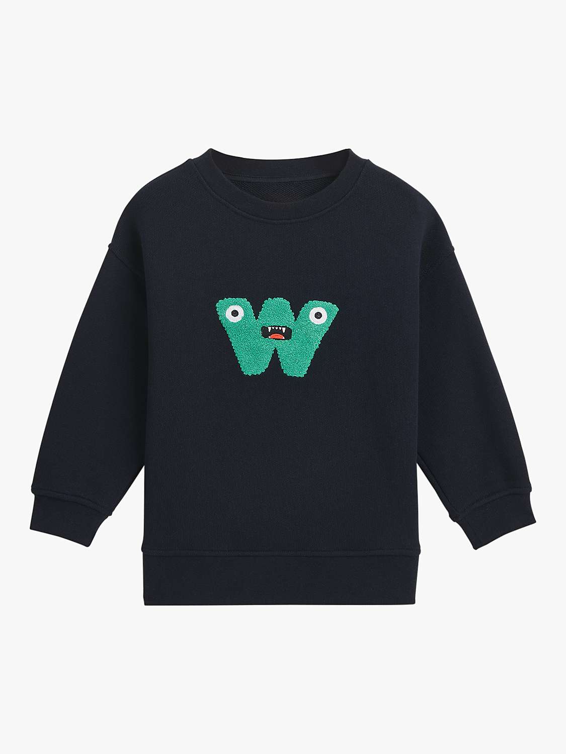 Buy Whistles Kids' Monster Embroidered Sweatshirt Online at johnlewis.com
